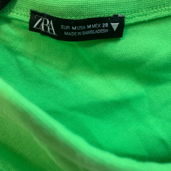 Zara One Shoulder Crop Top - Picture 2 of 2